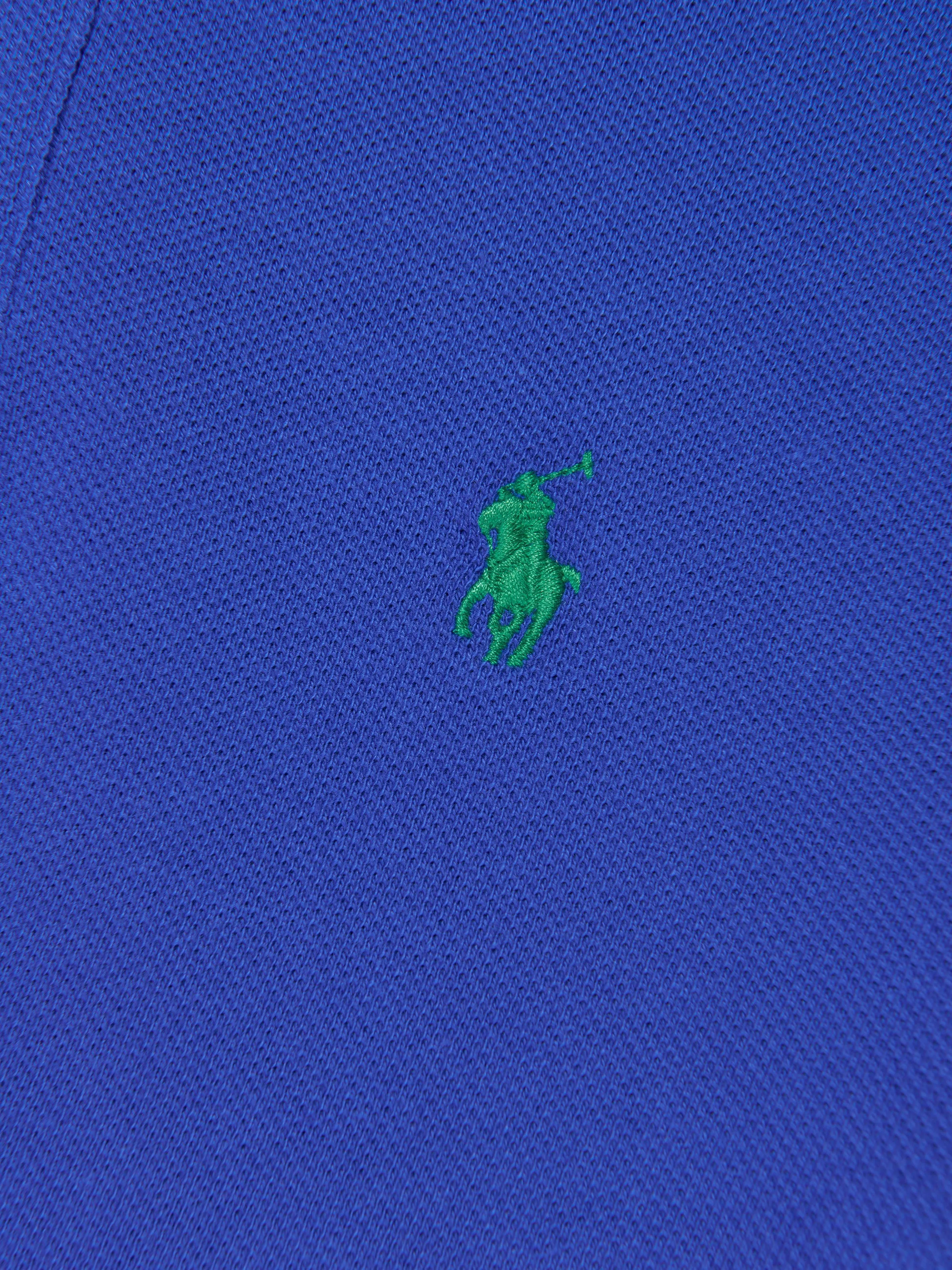 Ralph Lauren Boys Slim Fit Logo Polo Shirt in Blue