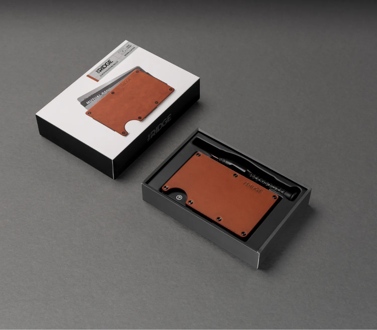 Ridge Wallet - Tobacco Brown Leather