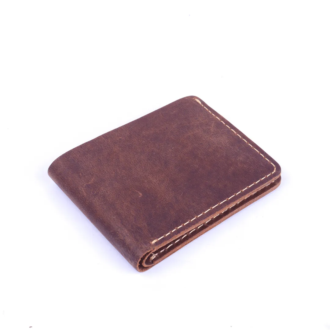 Rustic Classic Bi-fold Leather Wallet