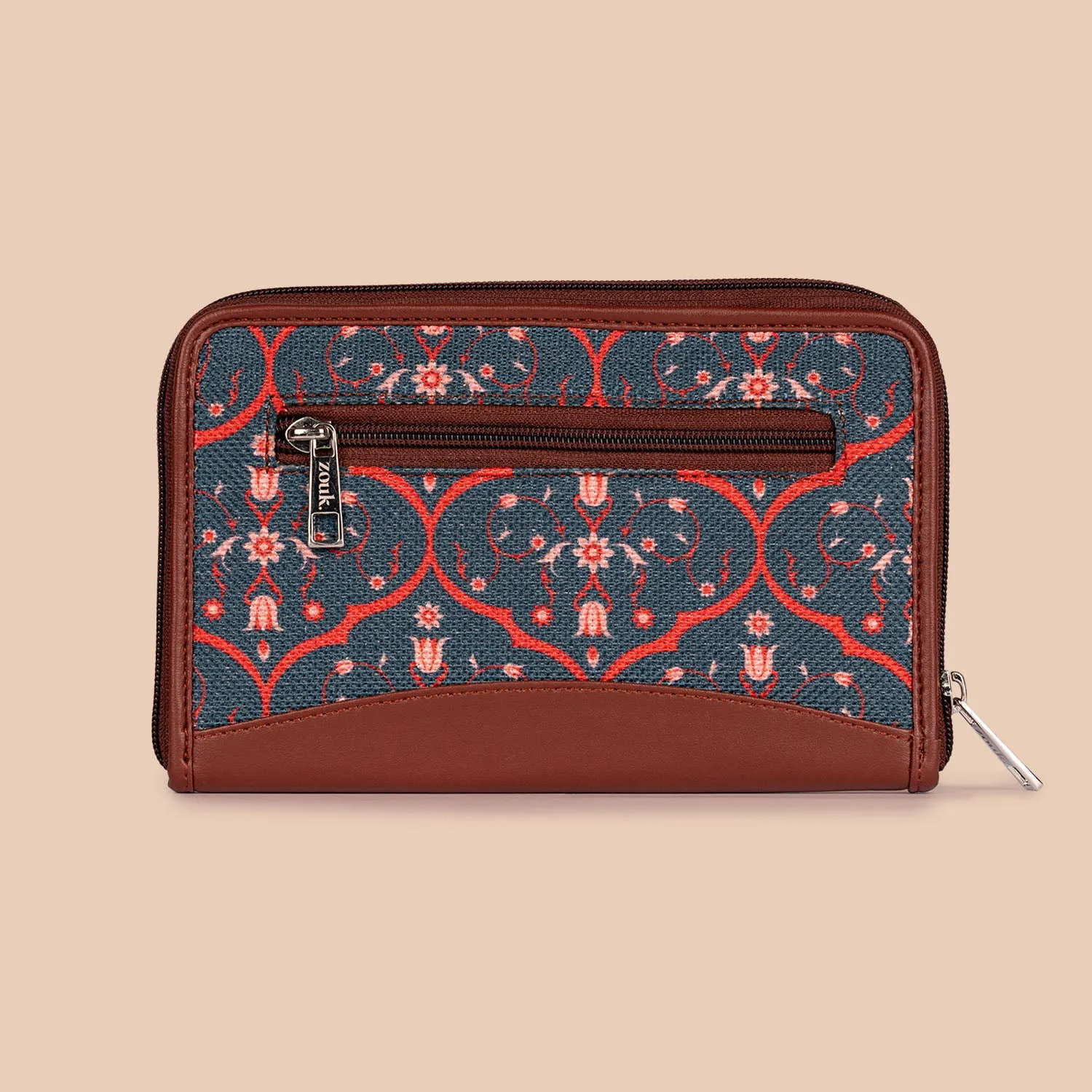 Sheesh Mahal Jaali Motif Chain Wallet