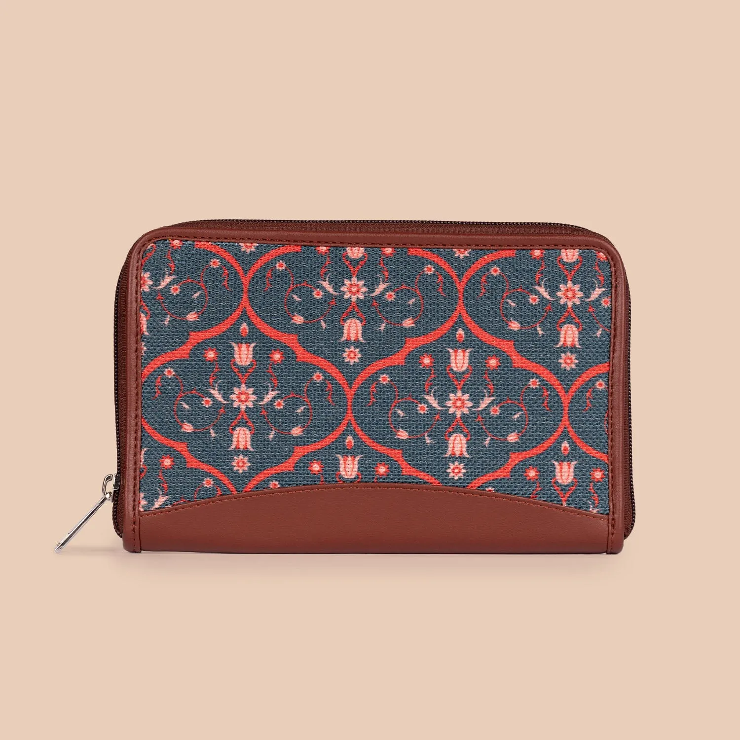 Sheesh Mahal Jaali Motif Chain Wallet