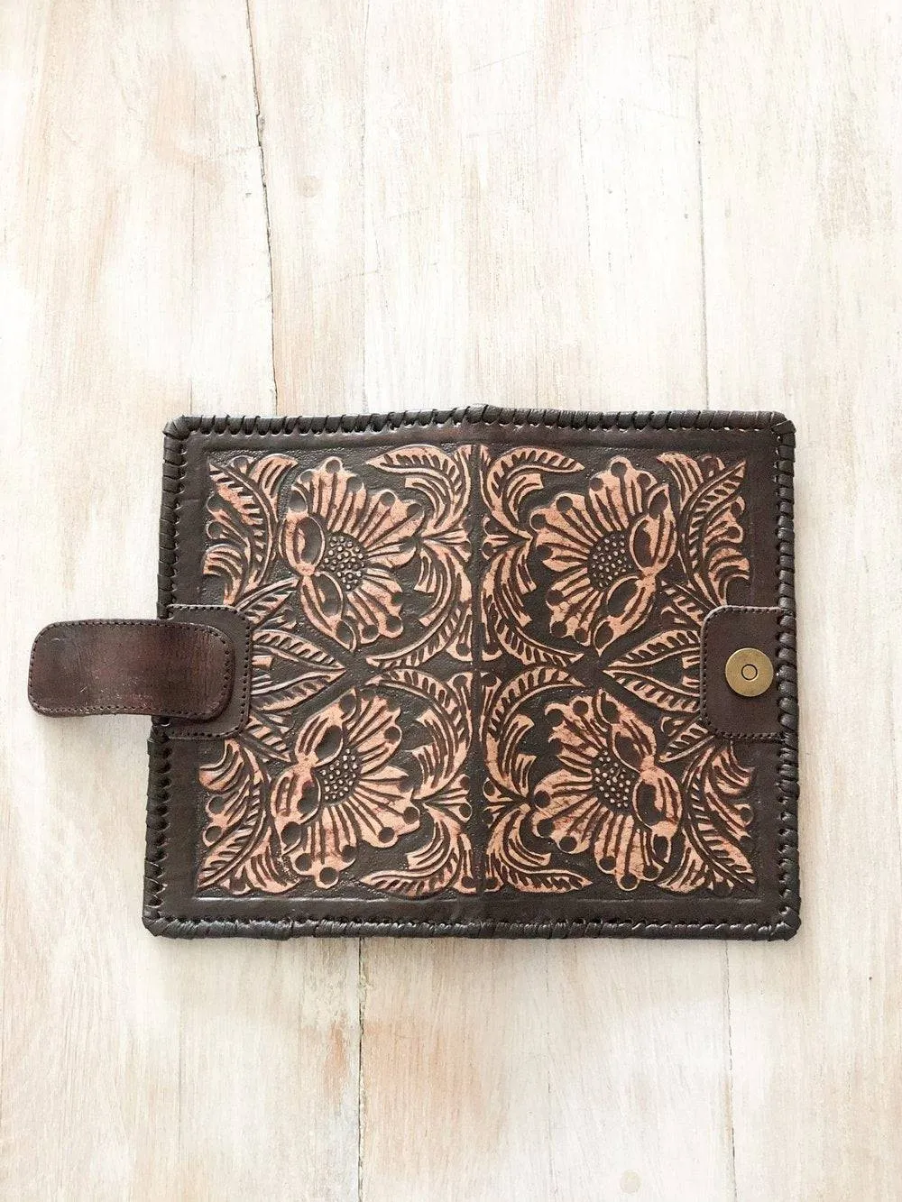 SUNFLOWER LEATHER WALLET