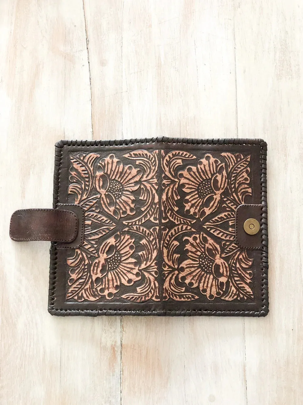 SUNFLOWER LEATHER WALLET