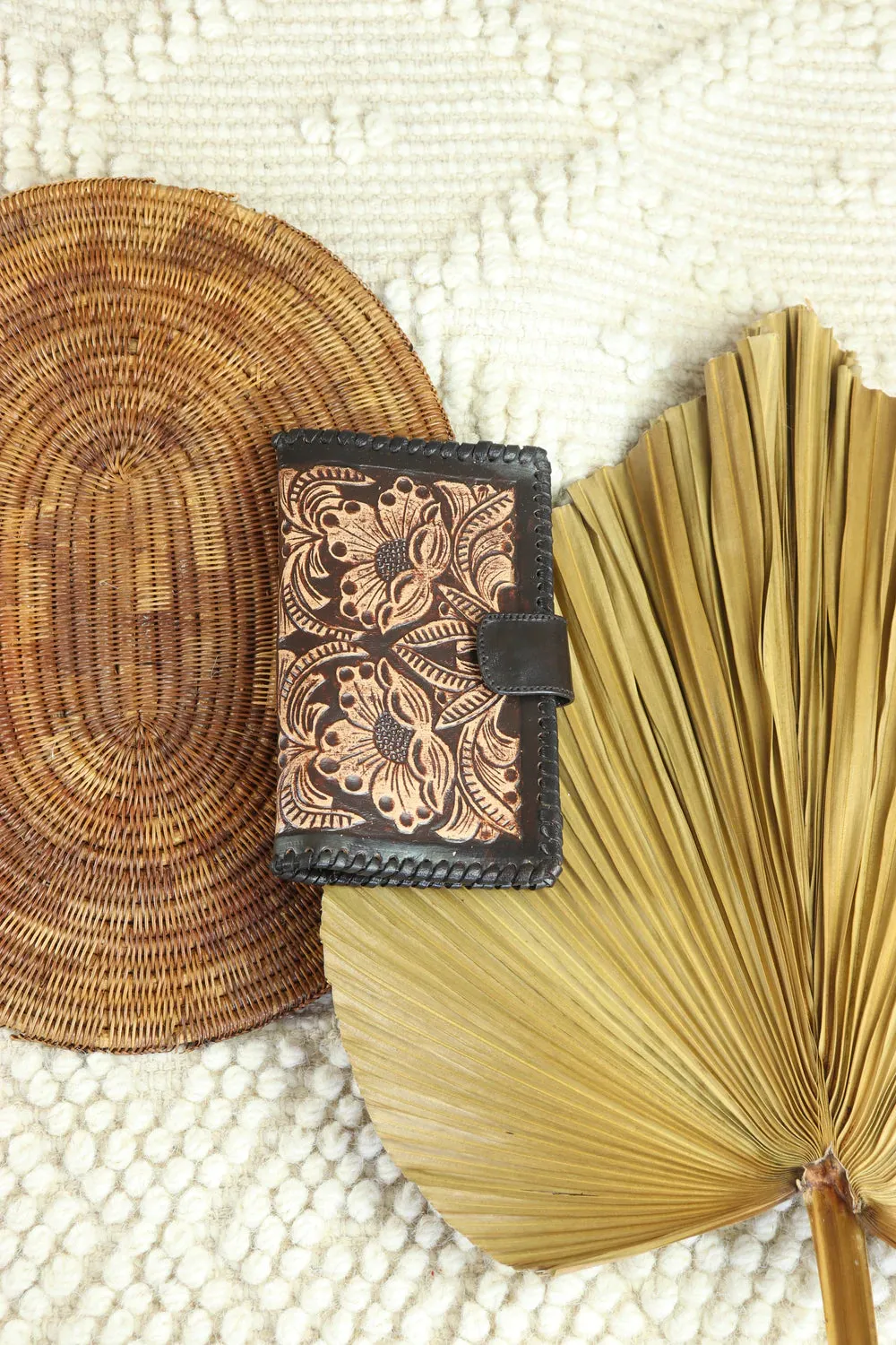SUNFLOWER LEATHER WALLET