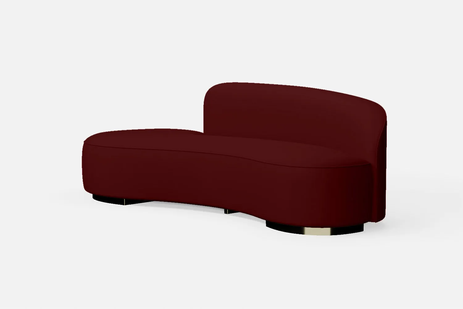 Teramo 3 Seater Sofa Red Leather