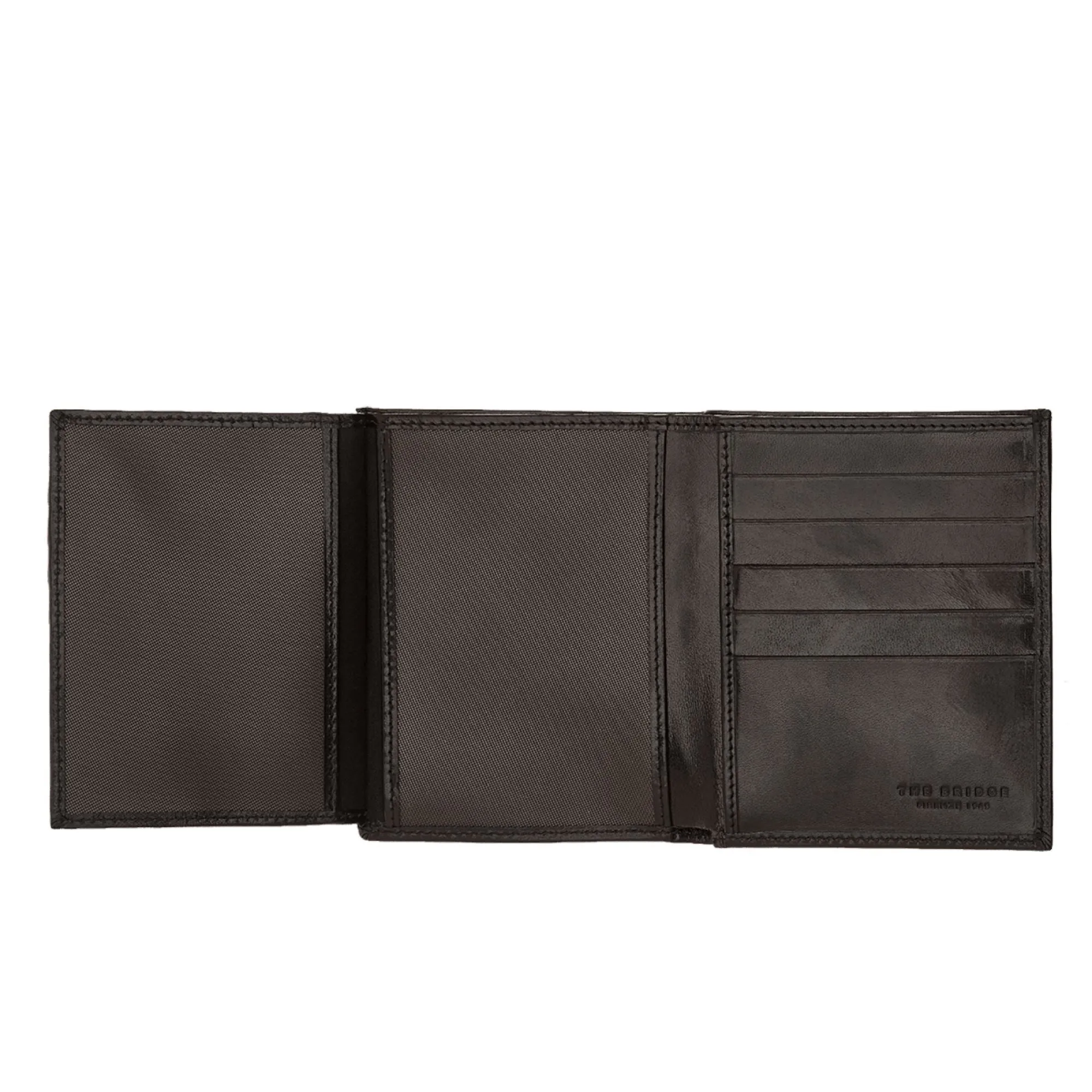 The Bridge Story Uomo Wallet with 10 CC Slots and Mesh Foldout