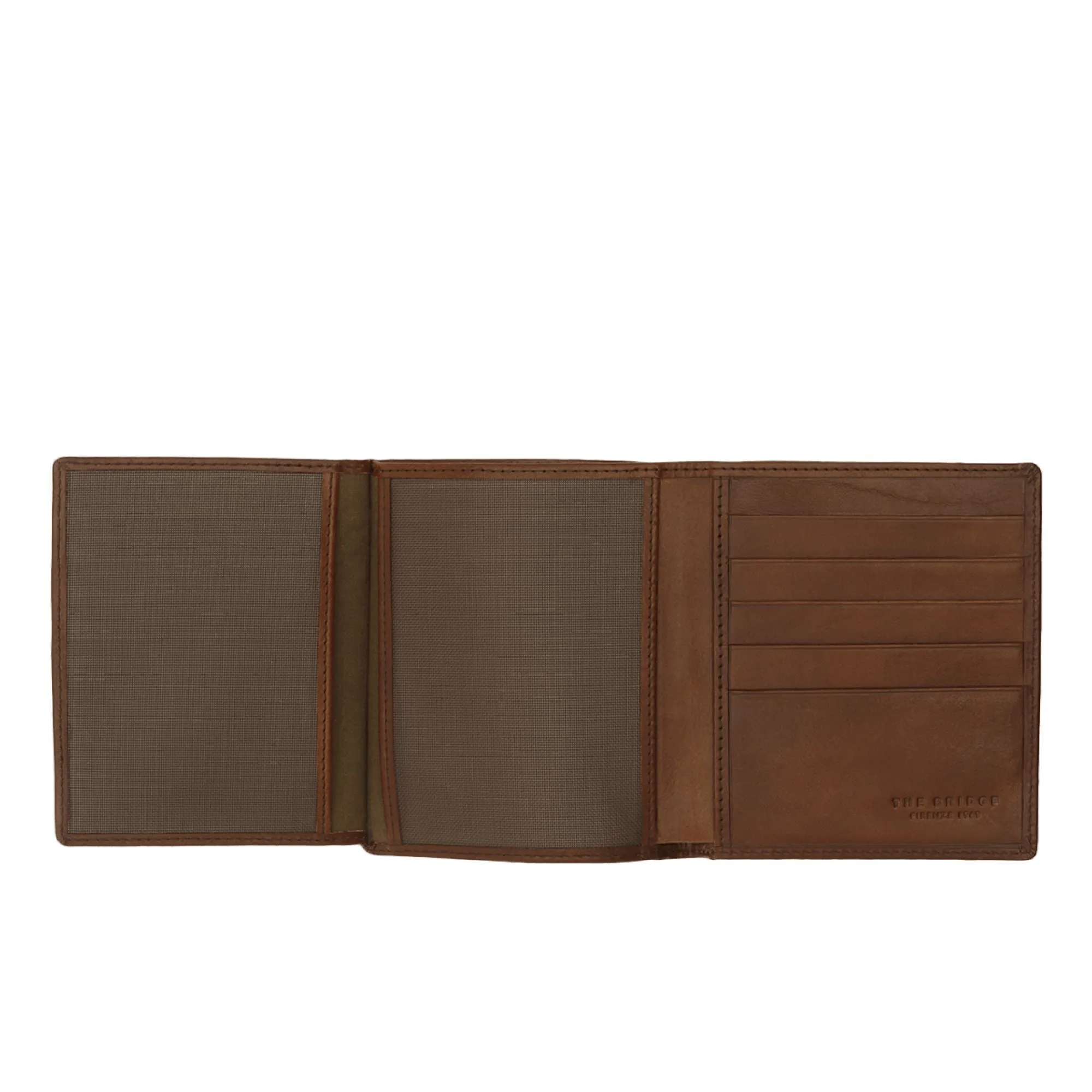 The Bridge Story Uomo Wallet with 10 CC Slots and Mesh Foldout