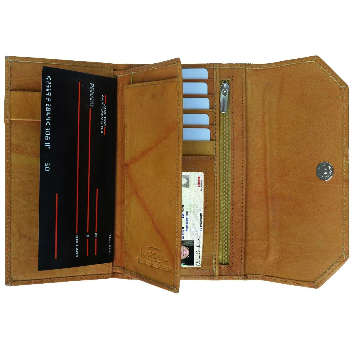 Thin and Classic Large Capacity Genuine Leather Clutch Women's Wallet