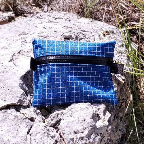 Ultralight Backpacking Wallet - 210D HDPE Gridstop