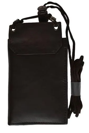 Unisex Genuine Leather Bi-fold ID Holder
