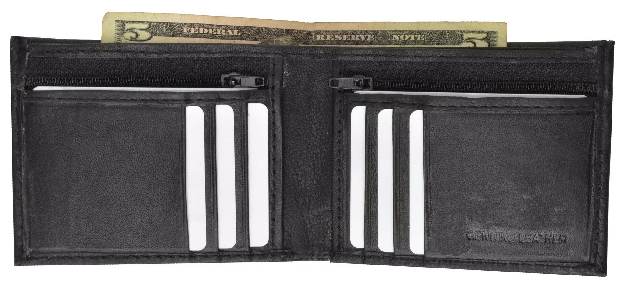 Wallet For Men Genuine Leather Bi-fold