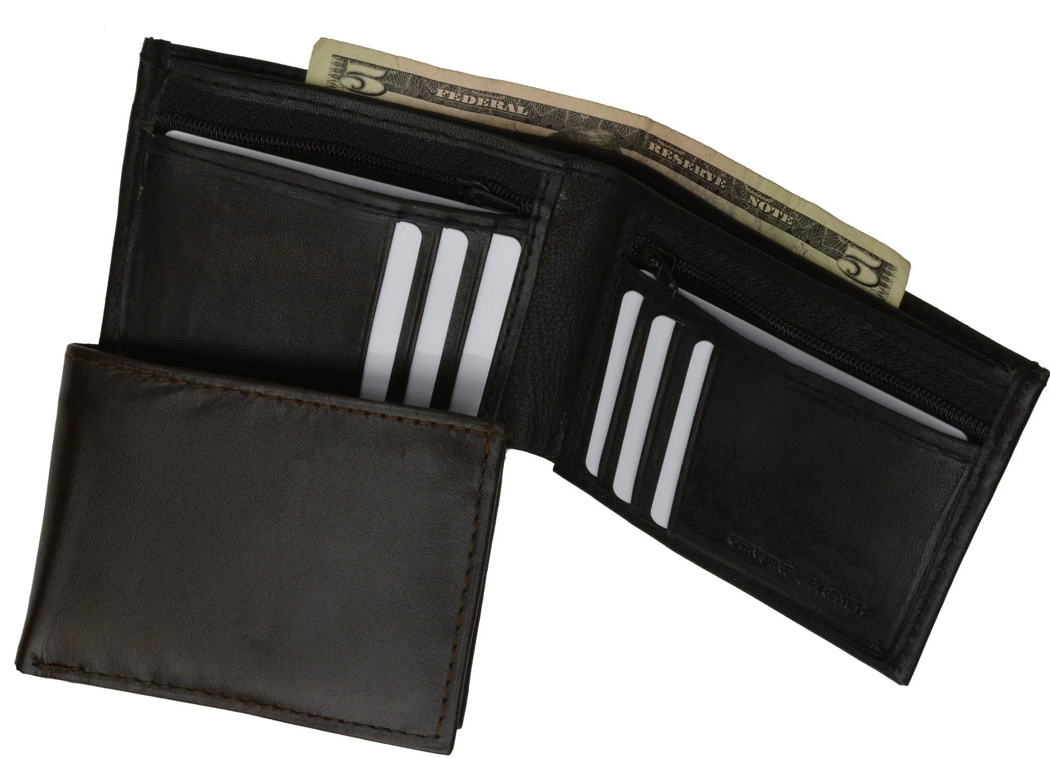 Wallet For Men Genuine Leather Bi-fold