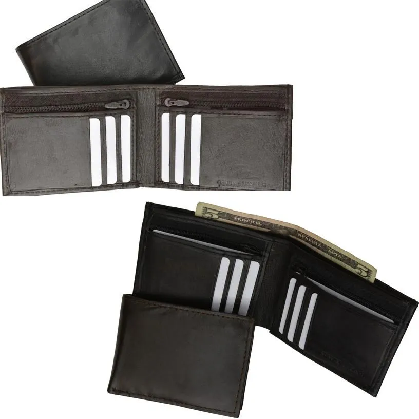 Wallet For Men Genuine Leather Bi-fold