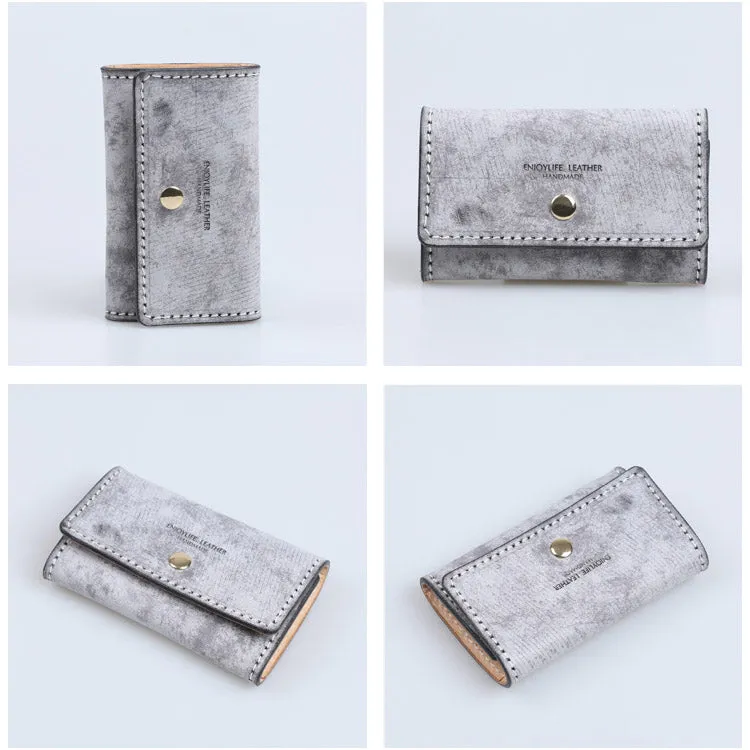 Women's Designer Key Holder Purse Small Leather Card Wallets for Women