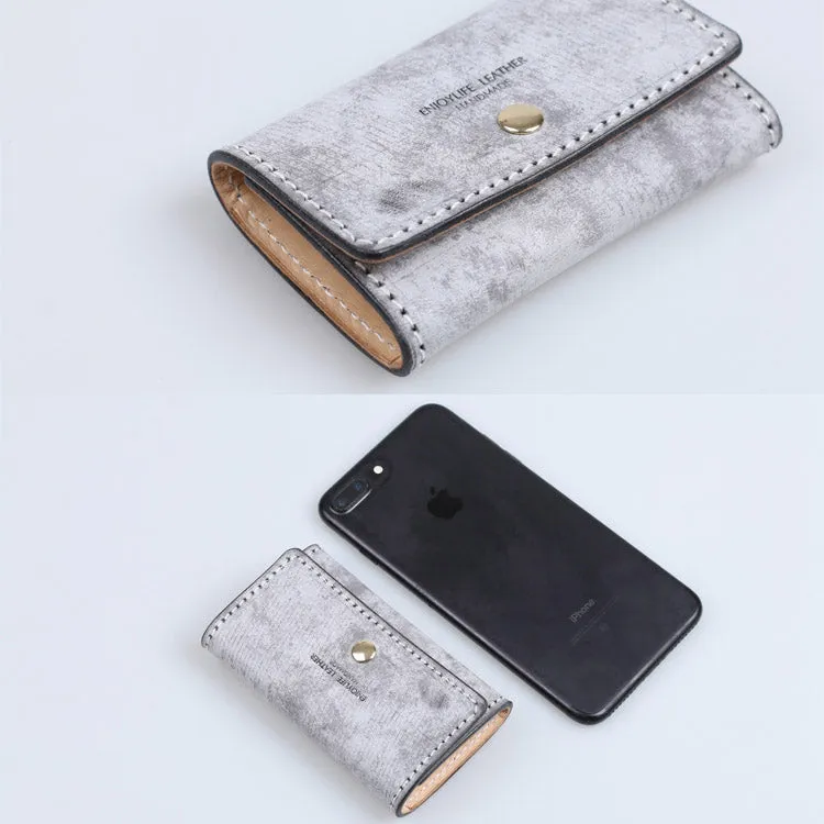 Women's Designer Key Holder Purse Small Leather Card Wallets for Women