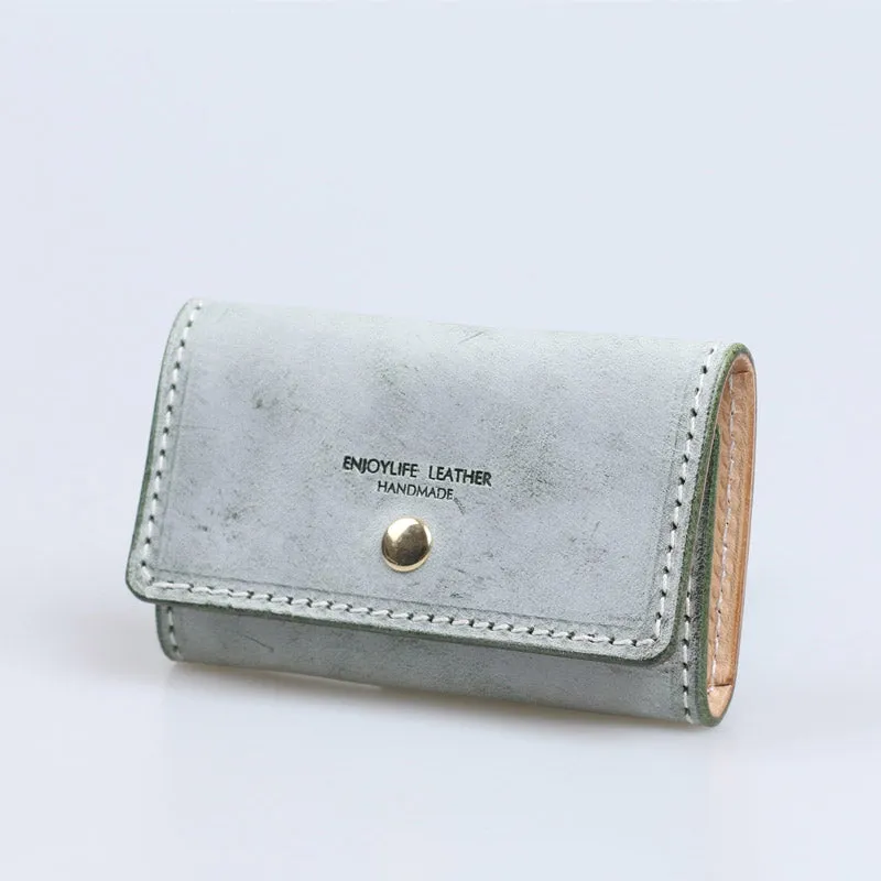 Women's Designer Key Holder Purse Small Leather Card Wallets for Women