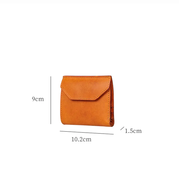 Womens Small Leather Wallet Purse Trifold Wallet For Women