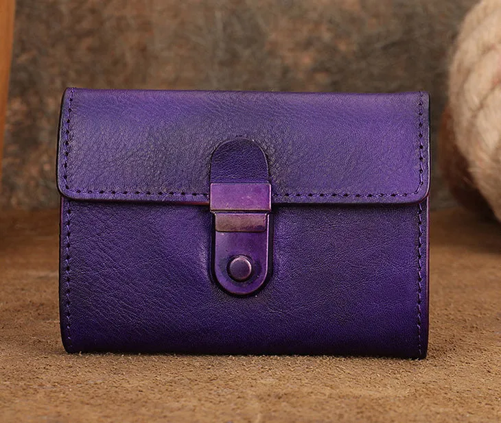 Women's Wallet With Lots Of Card Slots Leather Small Wallets For Women