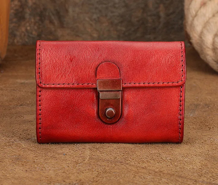 Women's Wallet With Lots Of Card Slots Leather Small Wallets For Women