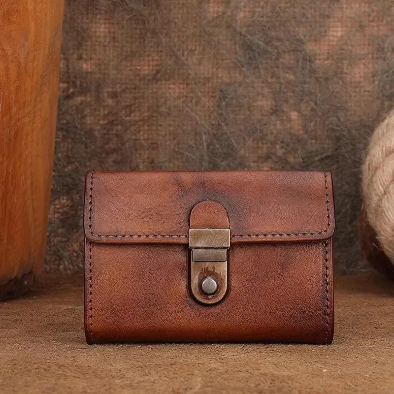 Women's Wallet With Lots Of Card Slots Leather Small Wallets For Women