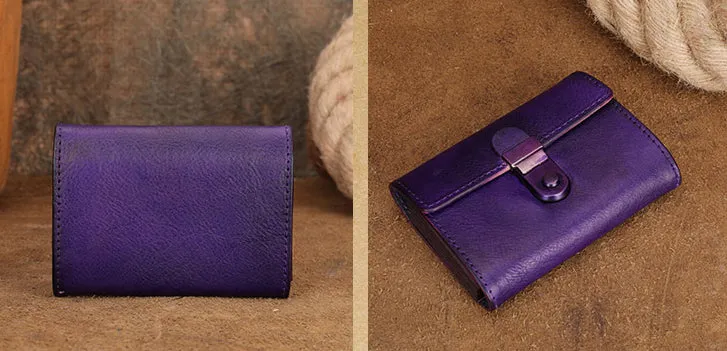Women's Wallet With Lots Of Card Slots Leather Small Wallets For Women