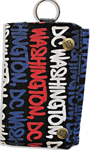 WWDC08 Robin Ruth Wallet Washington DC Black Patriotic