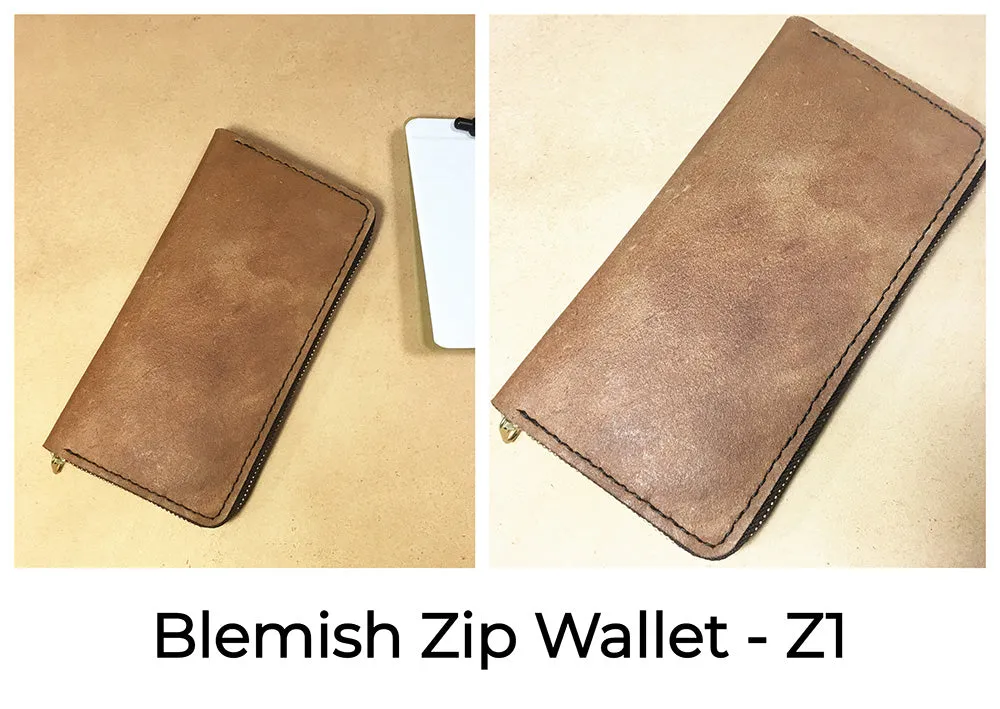 Zip Wallet - Rustic