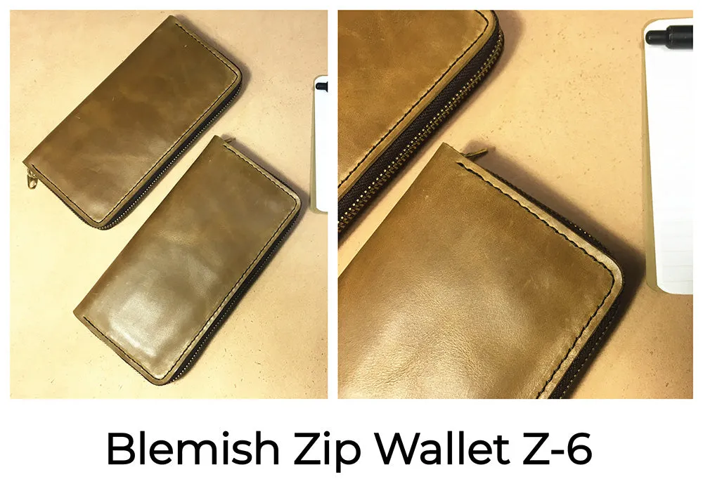 Zip Wallet - Rustic