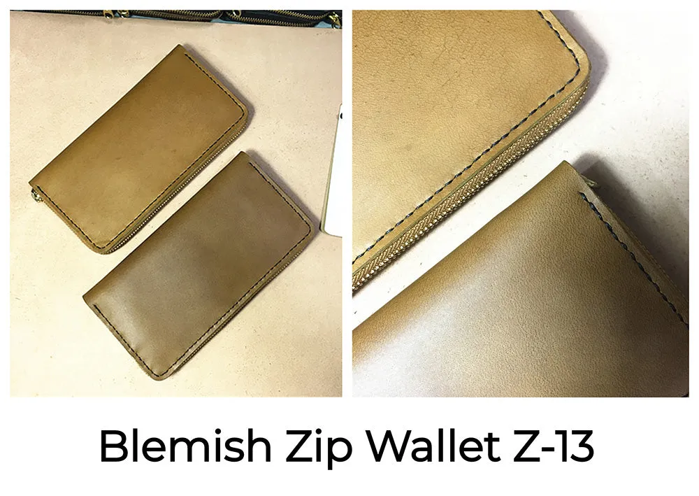 Zip Wallet - Rustic